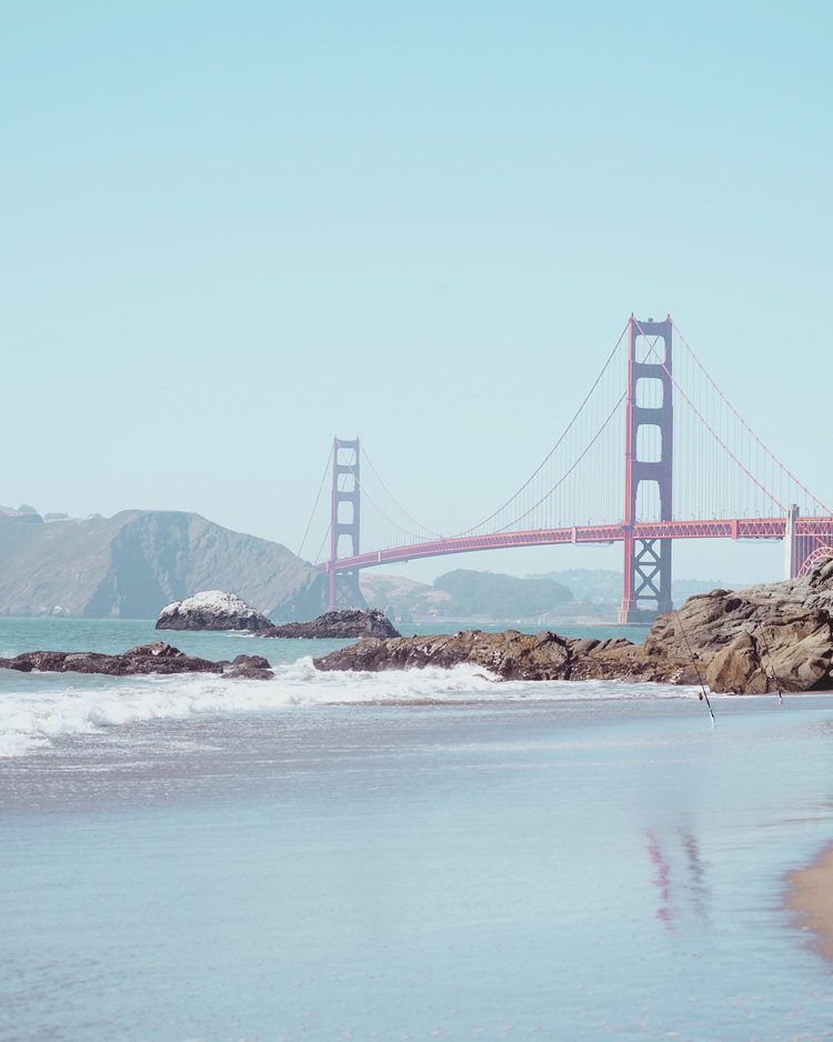 Postcards from Hawaii Travel & Lifestyle blog 8 OF THE BEST PLACES TO GET PHOTOS WITH THE GOLDEN GATE BRIDGE, Golden Gate Bridge picture spot, Golden Gate Bridge photo spots, Golden Gate Bridge park, Baker Beach