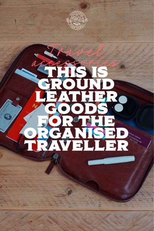 Postcards from Hawaii Travel Lifestyle Blog Gabriella Wisdom This Ground Product Review TIG MOD Leather accessories for luxury travel organised travel