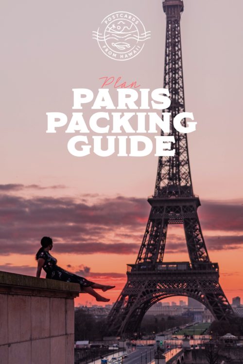 Postcards from Hawaii Travel Lifestyle Blog Gabriella Wisdom Paris Packing Guide Winter France What to wear in Paris in winter