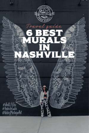 Postcards from Hawaii Travel & Lifestyle blog 6 of the best murals in Nashville Tennessee, Murals in Nashville, angel wings Nashville, best murals in Nashville, I believe in Nashville