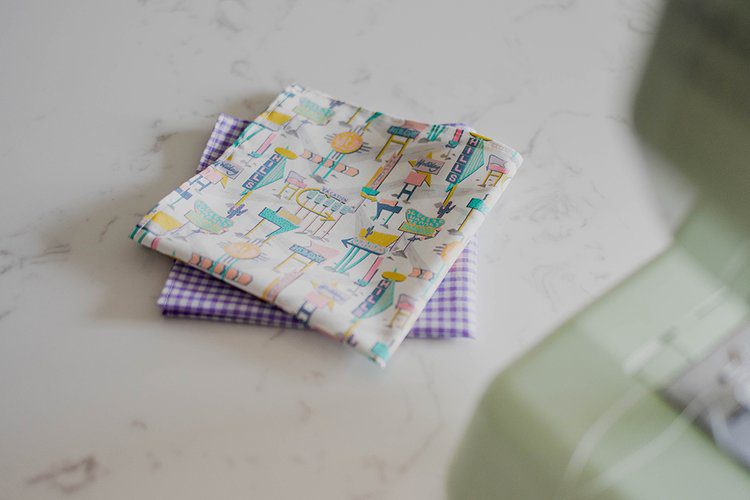 Postcards From Hawaii Travel Lifestyle Blog HOW TO MAKE A HANKY (REUSABLE TISSUE) TUTORIAL reusable tissue How to make a hankie
