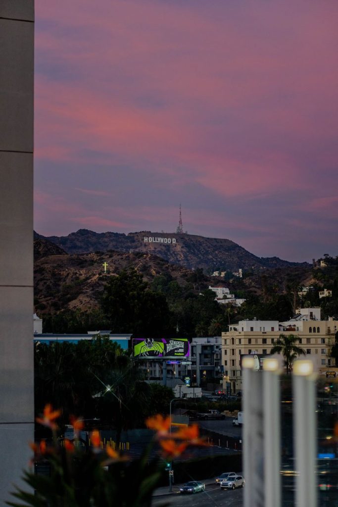 Postcards from Hawaii Travel Lifestyle Blog Gabriella Wisdom Why Loews Hollywood Hotel is the best hotel to stay in Los Angeles Hollywood Sign Hollywood Walk of Fame California