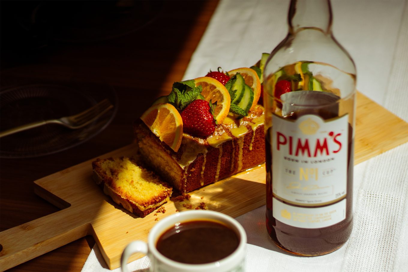 Postcards from Hawaii Travel Lifestyle Blog Pimm's cake recipe with zesty Pimm's drizzled glaze loaf cake recipe summer Wimbledon Pimm's Fruit Cup
